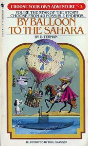 Best Choose Your Own Adventure Books By Balloon to the Sahara