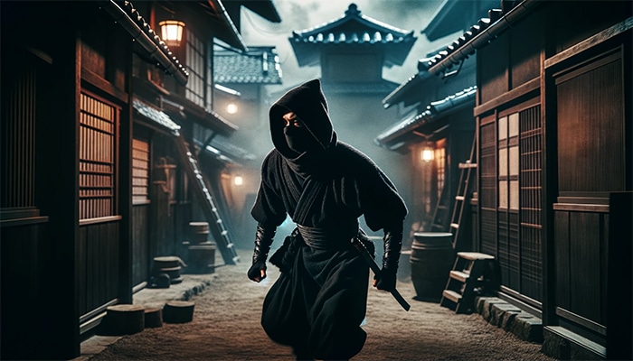 Books about Japanese ninjas with a historical focus
